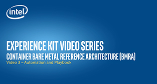Container Bare Metal Reference Architecture Installation - Part 3 Training Video