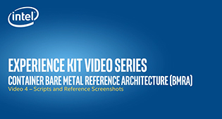 Container Bare Metal Reference Architecture Verification - Part 4 Training Video