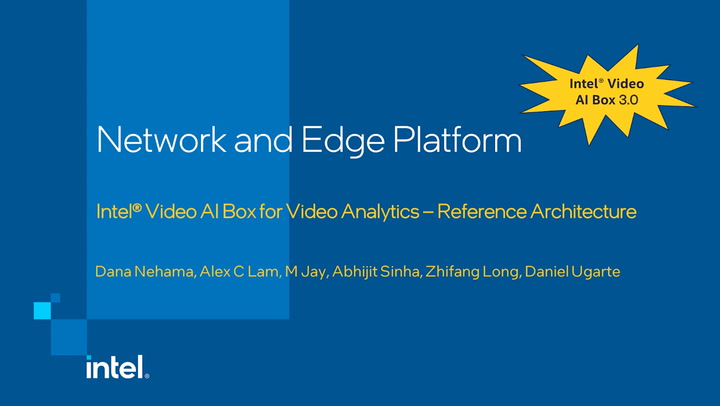 Intel® Video AI Box for Video Analytics Video