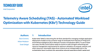 Telemetry Aware Scheduling - Automated Workload Optimization with Kubernetes* (K8s*) Training Video